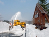 種山の除雪