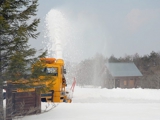 種山の除雪